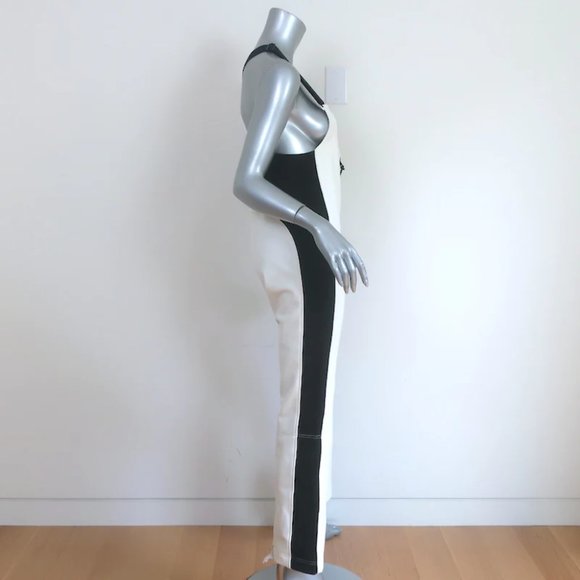 Mackage Gia Salopette Ski Pants Off-White Size Medium NEW - Picture 4 of 11